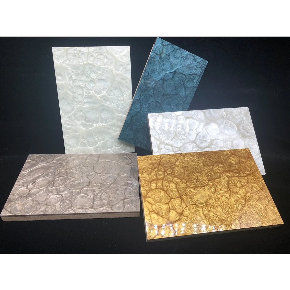 luxury surface glossy resin panel for wall decoration