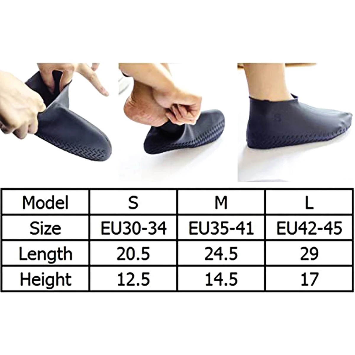 Wholesale Rain Boots Foldable and Wearable Reusable Anti-slip Waterproof Silicone Shoes Cover