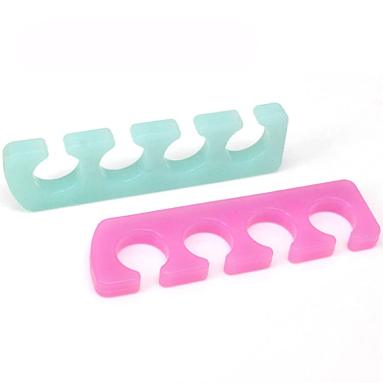 Factory direct sales silicone gel toe separator corrector for beauty salon pedicure