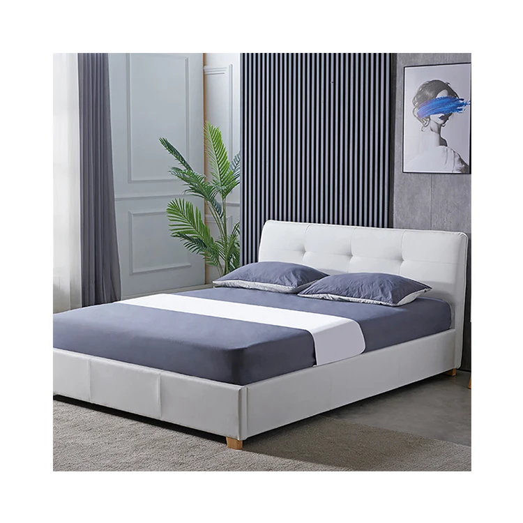  high Performance wooden frame modern European-style wood bed with factory direct sale price