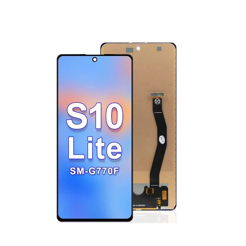 100% Test For Samsung S10 lite G770 LCD Display Touch Screen Digitizer Assembly For Samsung S10 Lite G770F/DS G770F Lcd Screen