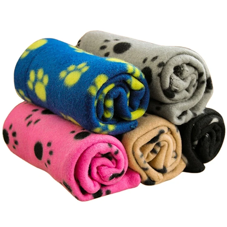 Cozy Paw Printed Cheshire Cat Dog pet Rats Sleep Mat Pad Bed Cover Blanket for Small Animals