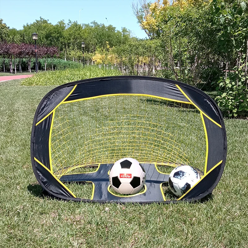 2 in 1 soccer goal  Hot Sale High Quality Folding Pop Up Mini Soccer Goal Training Net For Kids  game