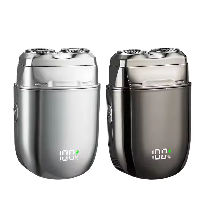 Мужская компактная портативная электробритва с двумя лезвиями