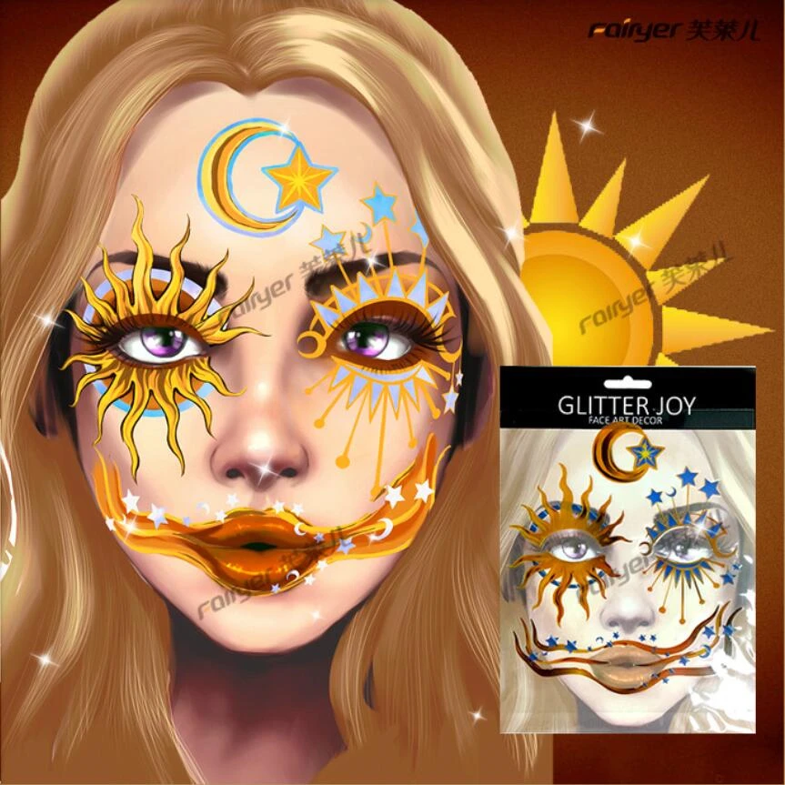 Party Decoration Halloween Bloody Wound Tattoo Stickers Trick Scary Waterproof Temporary Tattoo