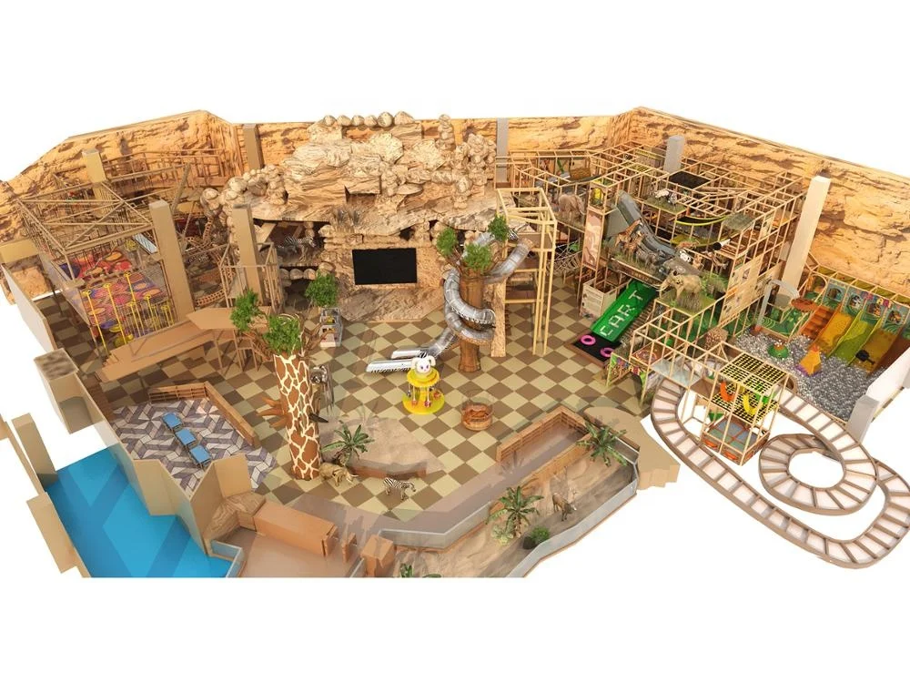 safari theme kids zone soft play area amusement equipment safari indoor park kids play area