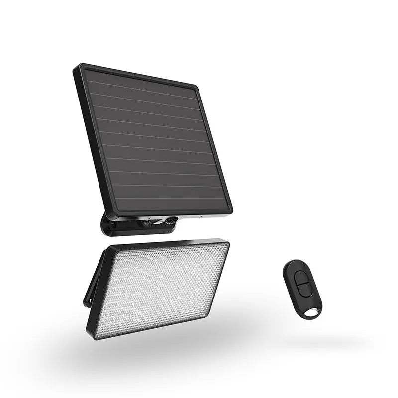 outdoor wall lamp Cheap Price IP65 Outdoor Thin Film Solar Cell Security Wall Light With Remote Control