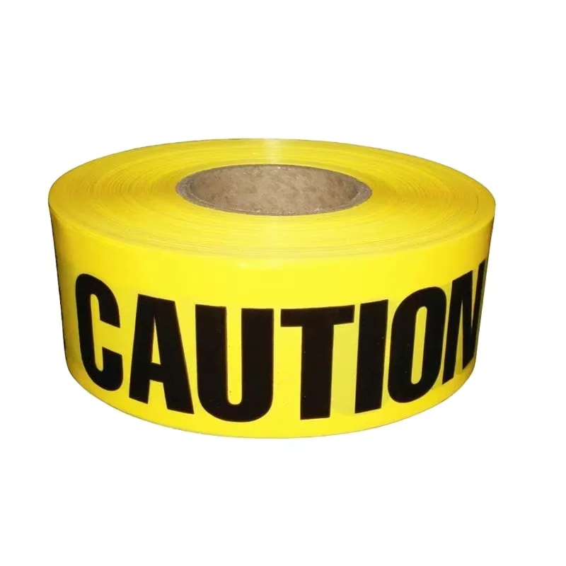 Pangda ODM Waterproof Resistant Safety Yellow Caution Tape for Hazardous Area Halloween Caution Tape Roll