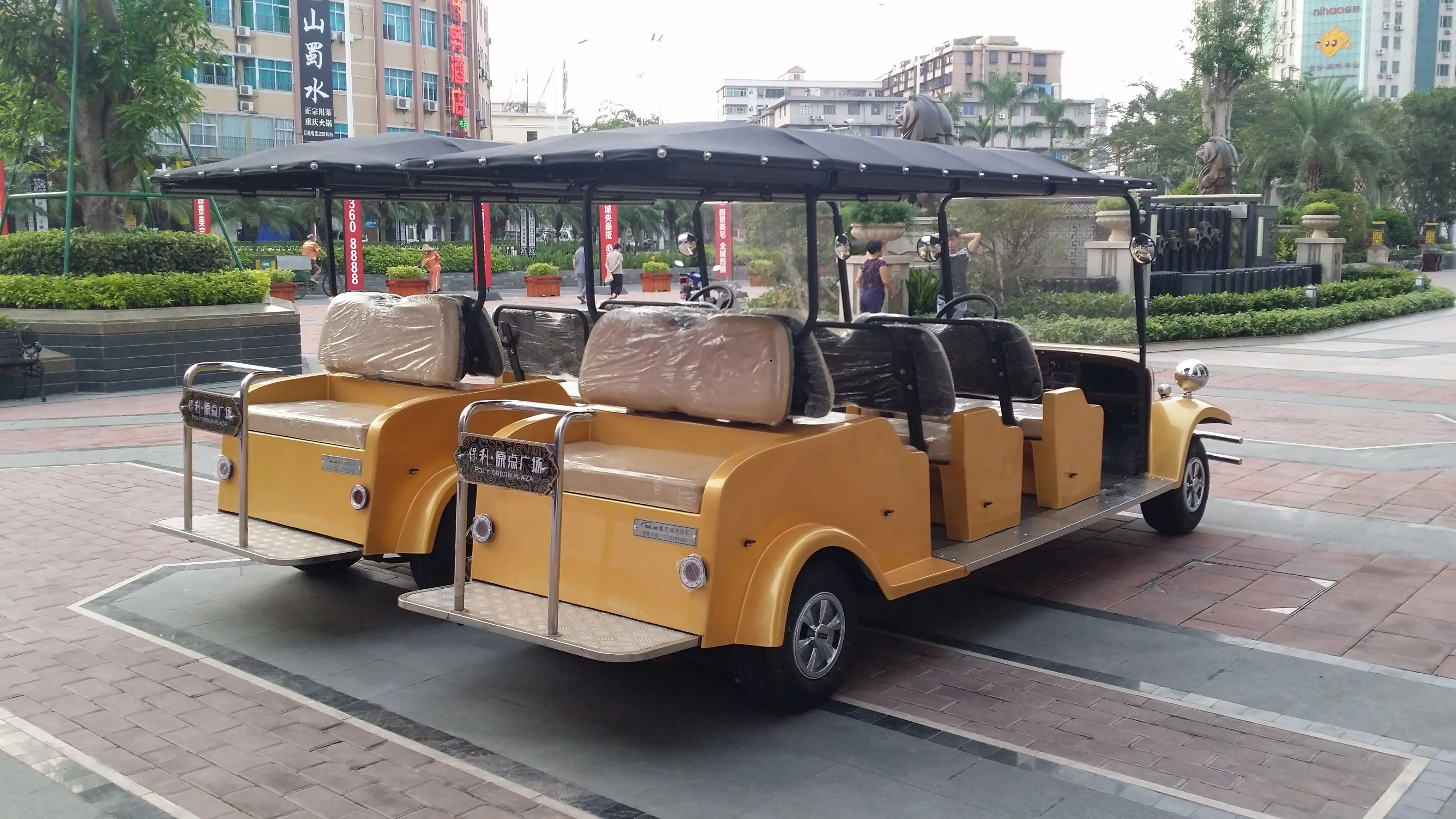 
Chinese Manufacturer 8 Seater British Electric Classic Car Retro Bus 