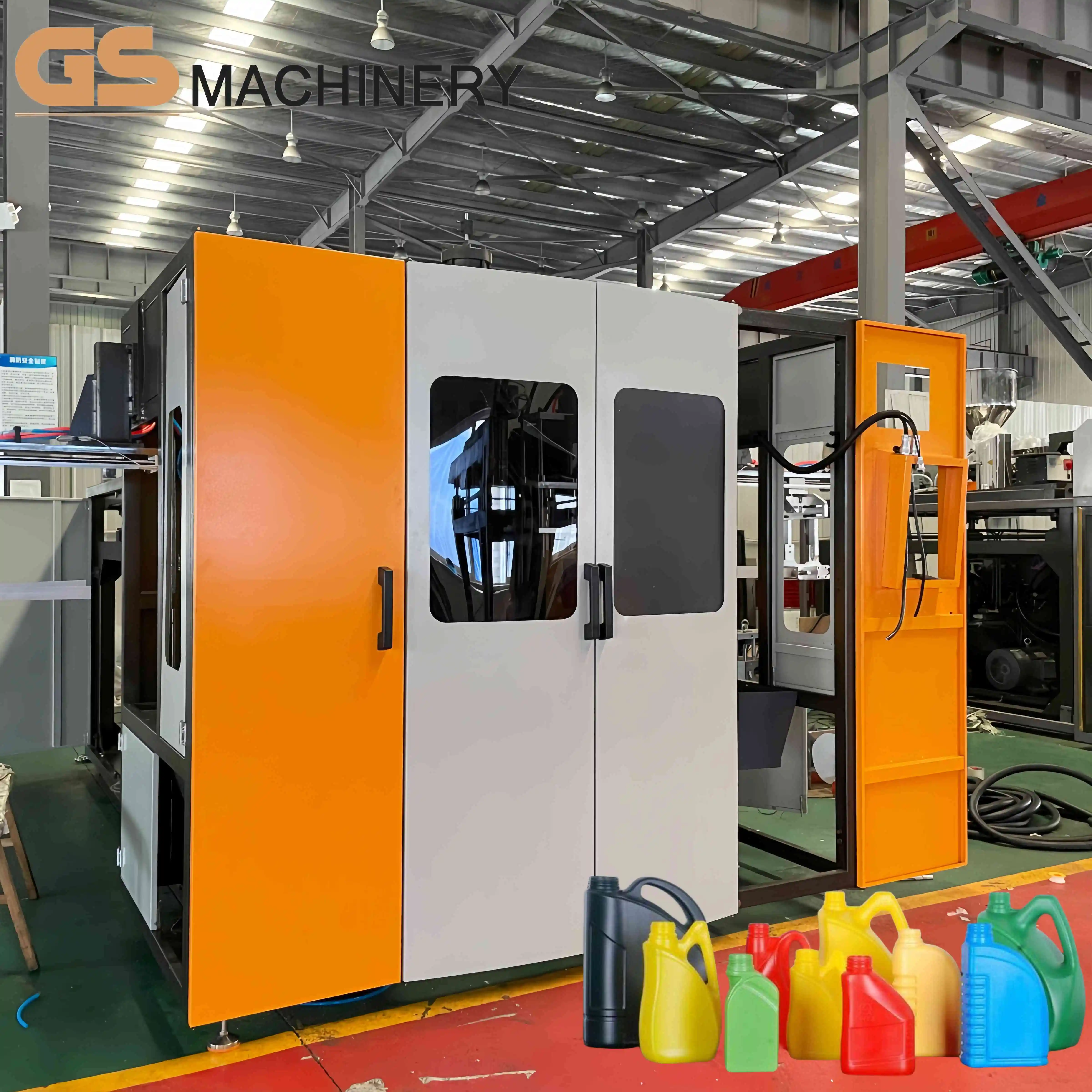 High speed double station 1L 2L 5L Plastic HDPE Bottle Jerrycan machinery extrusion blow moulding machine