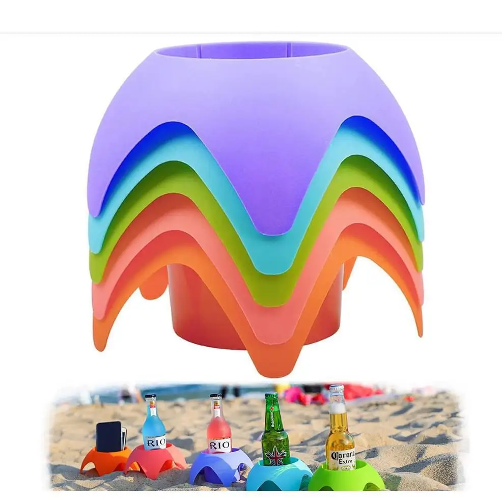 Beach Accessories for Vacation Beach Gear Cup Holders Supplies Beach Trip Must Haves Family Friends