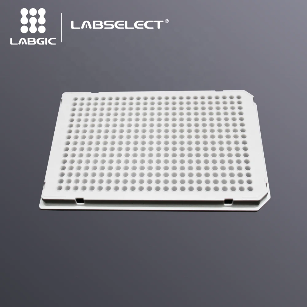 Labgic 40ul 384 well PCR plate Labselect full skirt White tube Compatible with Roche