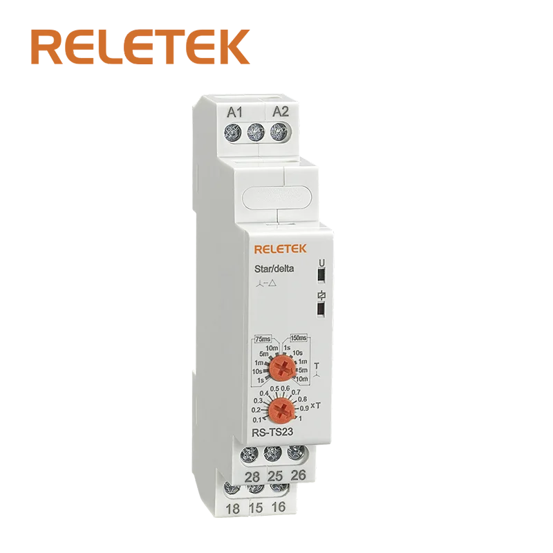 Reletek миниатюрное реле времени RS-TS22,RS-TS23, AC220V, переменного тока/DC24-240V В переменного тока, 50/60 Гц, пуска от пониженного напряжения со звезды на треугольник, Электрический таймер реле поставщиков