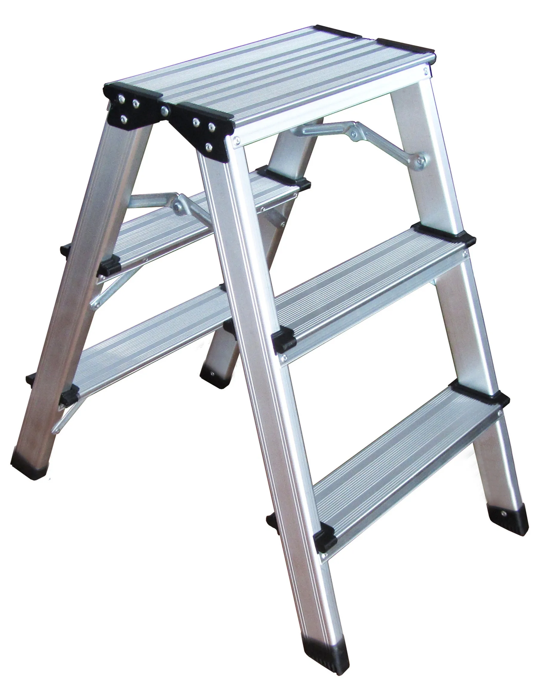 
professional good quality ladder step aluminum 2*3 step folding aluminum ladder EN14183 
