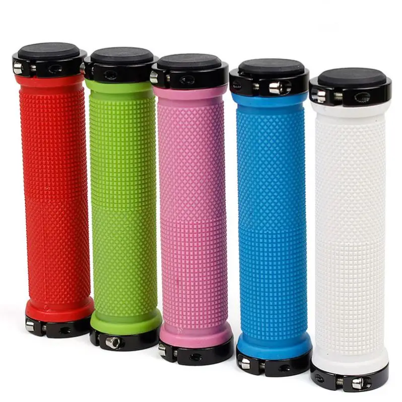 Bicycle Parts Mountain Bike Handlebar Cover Anti-slip Shockproof Lockable BMX Bike Handle Bar End Grips