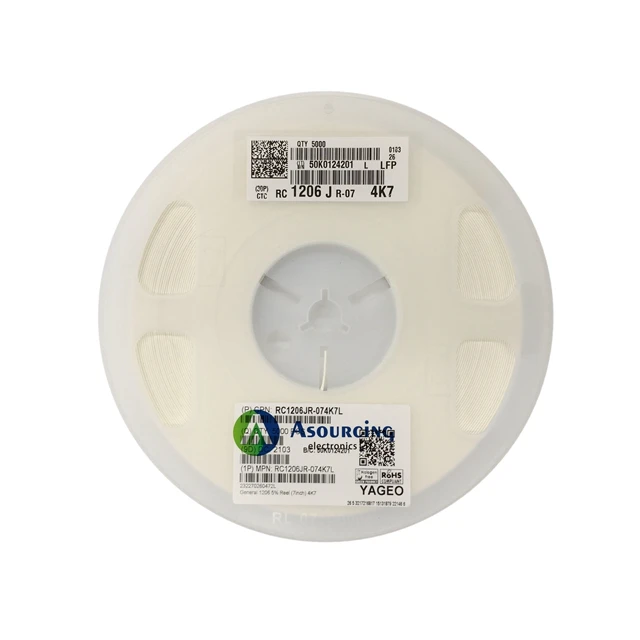 Asourcing 0805 ceramic capacitor CC0805KRX7R9BB104 100nf 50v