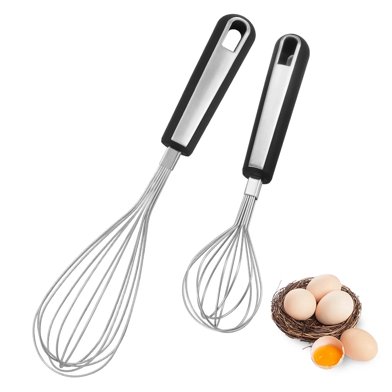 non slip stainless steel egg beater cream baking whisk stirring rod egg mixer Einen schneebesen Batteur Pater Batibatide hue