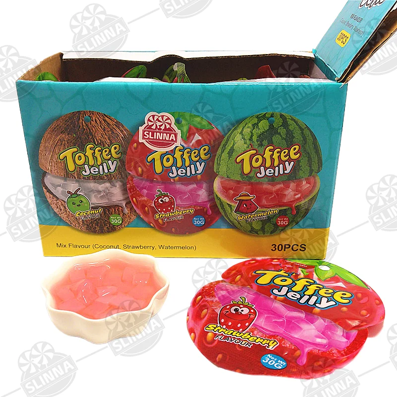 Factory hot sell wholesale 30 grams of fruit coconut soft jelly pudding packaged in bottles Coconut jelly drink pudding