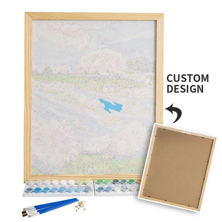 40*50cm Painting By Numbers Frameless And Framed Digital Painting Diy Home Decor Pictures By Numbers On Canvas