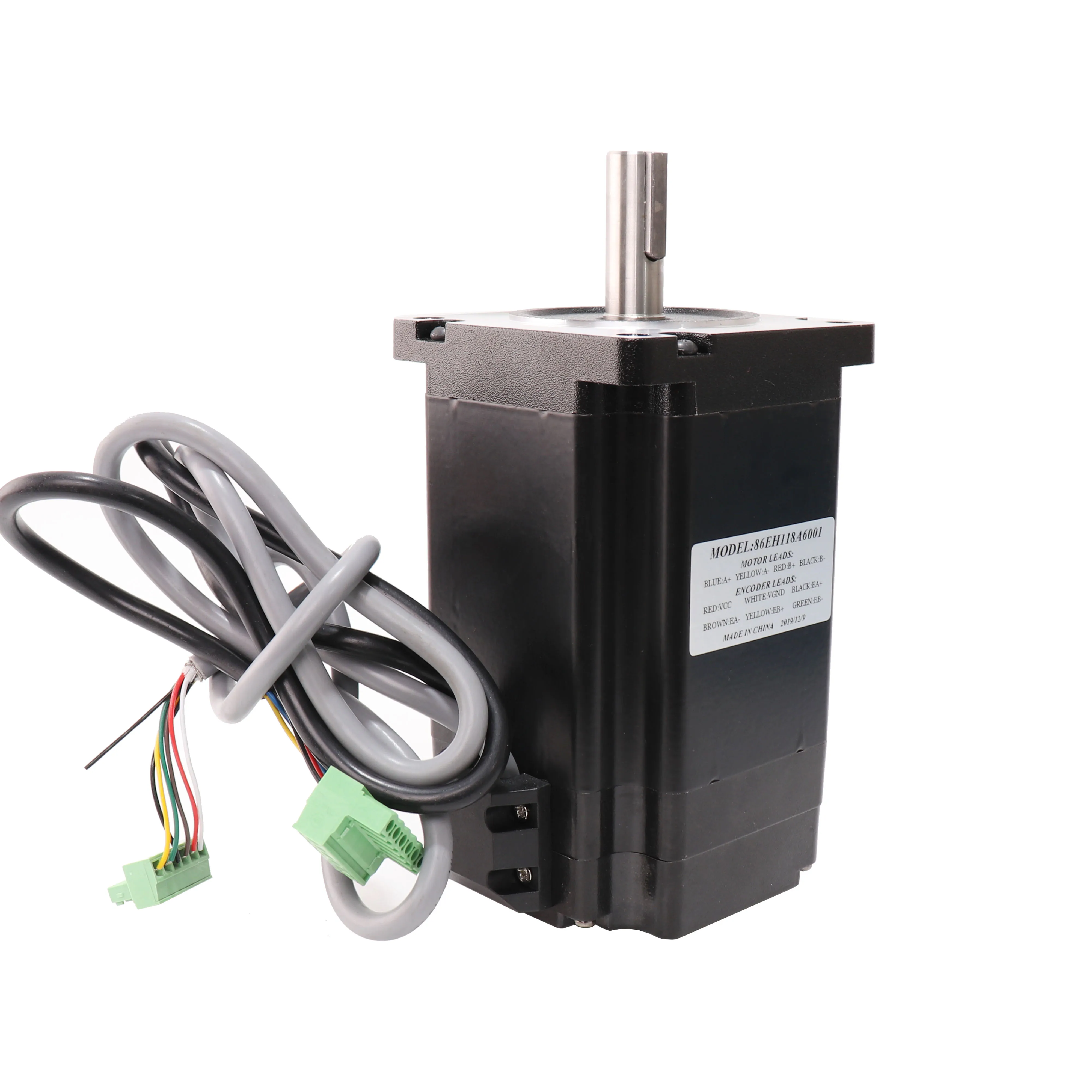 
cnc stepper motor kit closed loop stepper 8.0N.m motor 86EH11860A6001 nema34 stepper motor close loop + CL86 Drive 