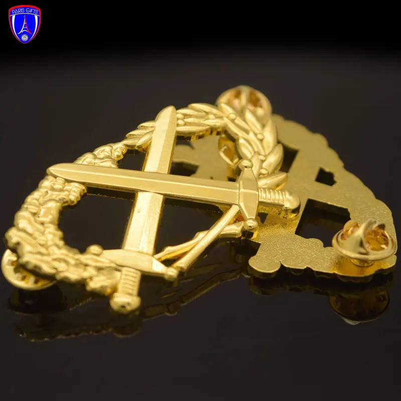 Oem Manufacturer Custom Pins Metal logo Badges Gold Lapel Pin