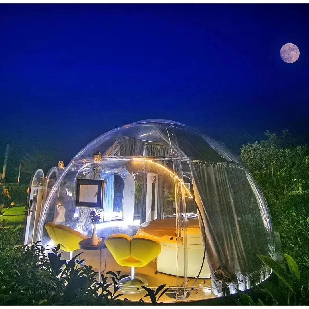 Transparent star room polycarbonate bubble room igloo tent PC home dome summer house