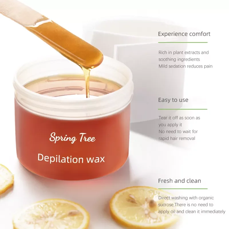 Skin Care Natural Honey Depilatory Wax Wholesale Paste 400ml 800ml Sugar Wax Cartridge Painless Hair Removal Wax