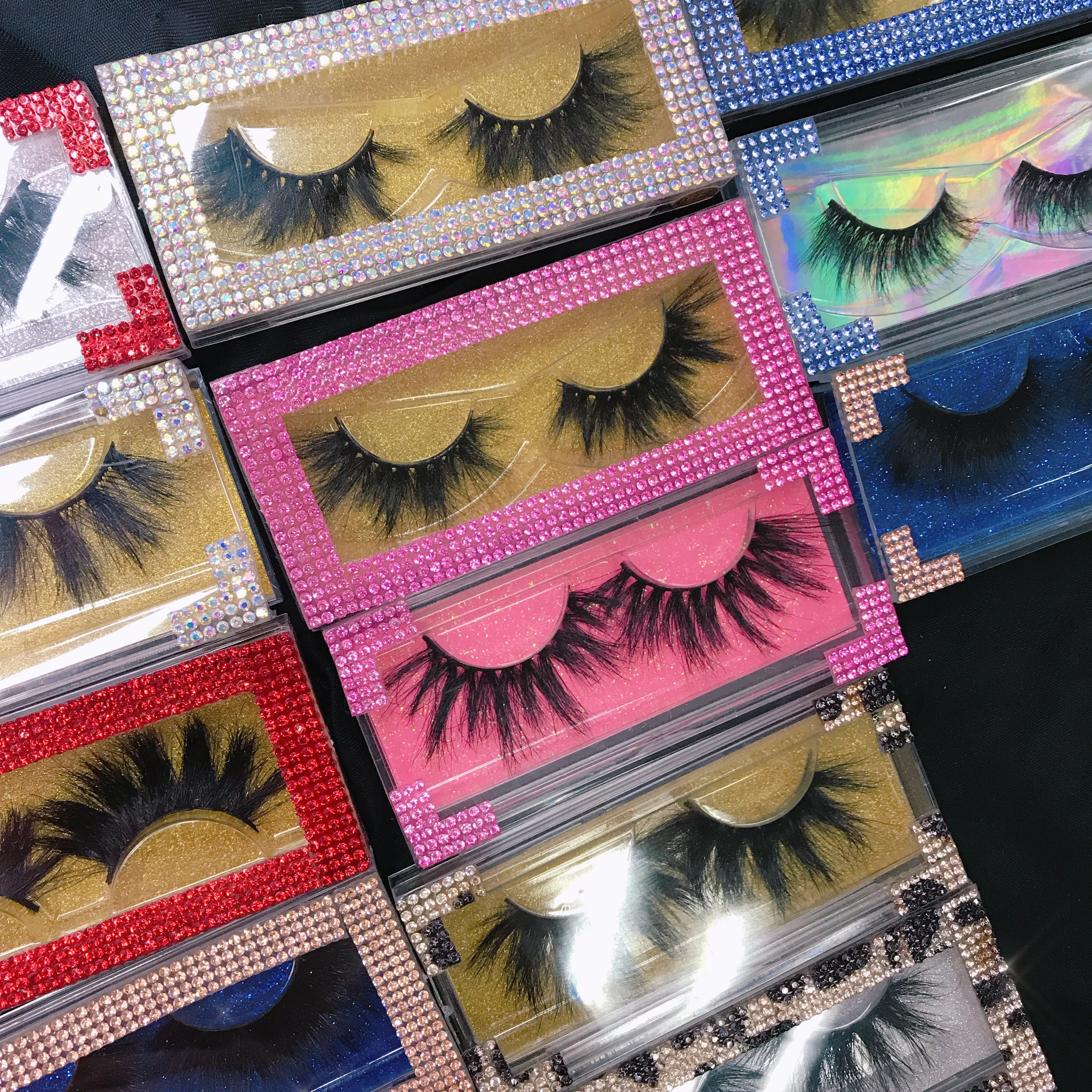 lash boxes lashes3d mink wholesale vendor lashese with case