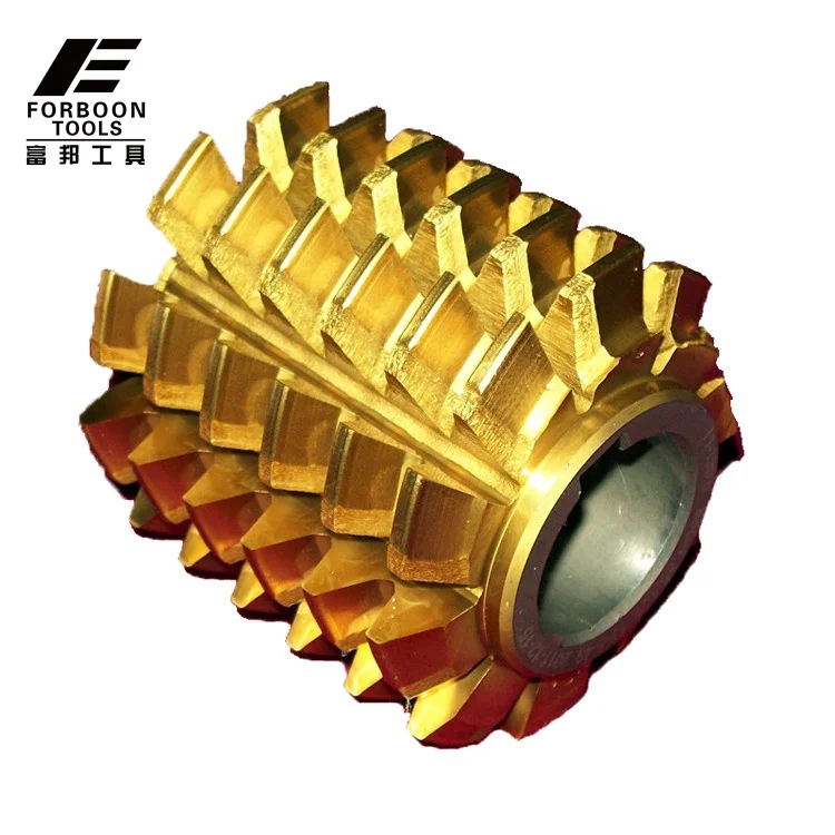Trade Assurance Wholesale HSS M2  Involute Spline Gear Hob Cutter with Tin Coating
