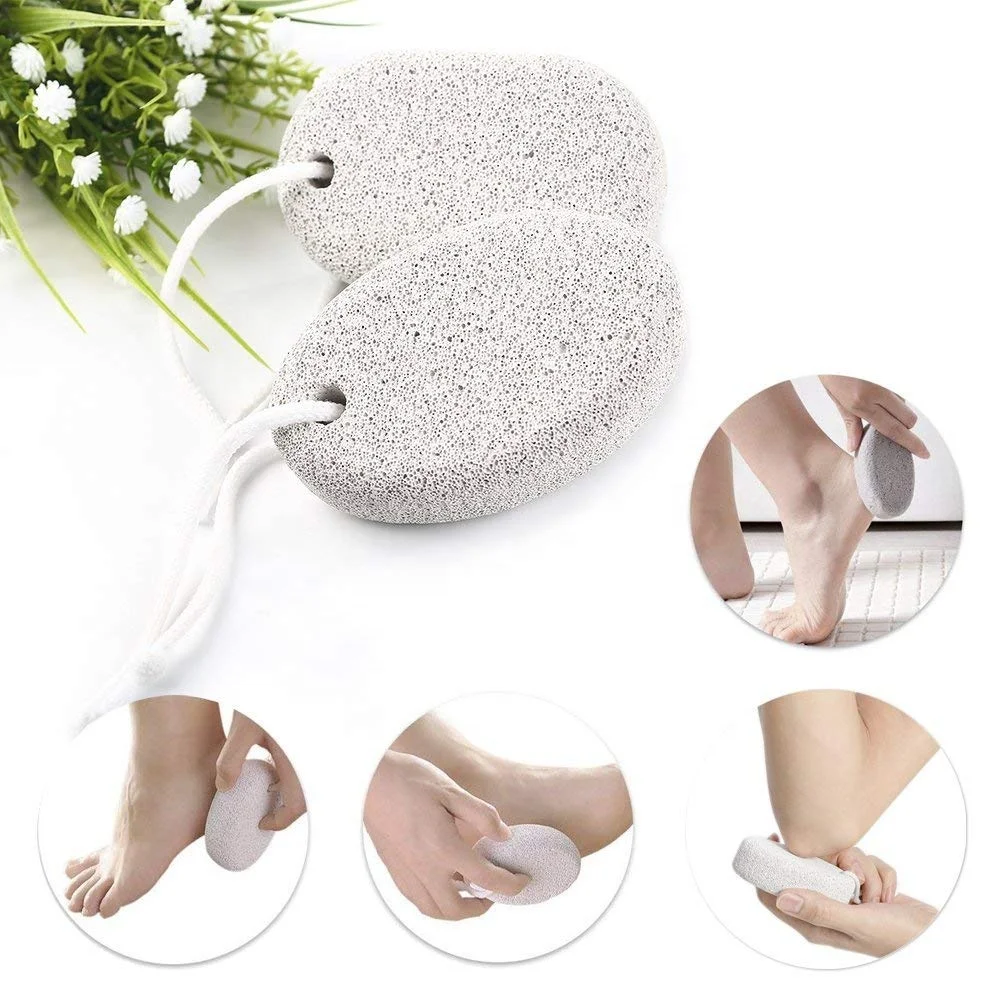 
2020 New Product 100% Natural Exfoliating Volcanicl Lava Foot Pumice Stone for Feet 