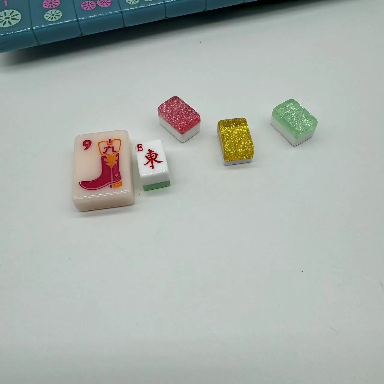 OEM print acrylic Mini dominos set High Quality 28Pcs Acrylic Domino Game Set Customize Colorful Domino Game