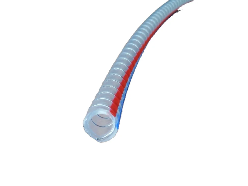 Sprial steel wire strengthen PVC hoses for garden and agriculture irrigation