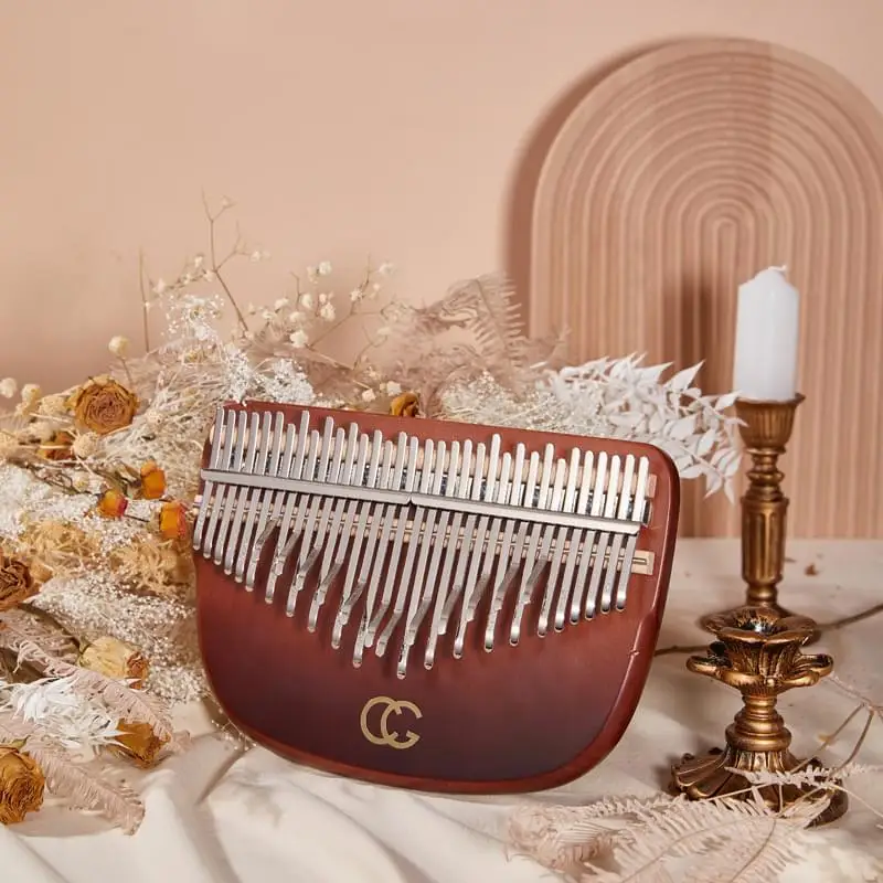 byla 34 keys thumb piano turkish musical instrument kalimba  marichal sheet music instrumento with handbag