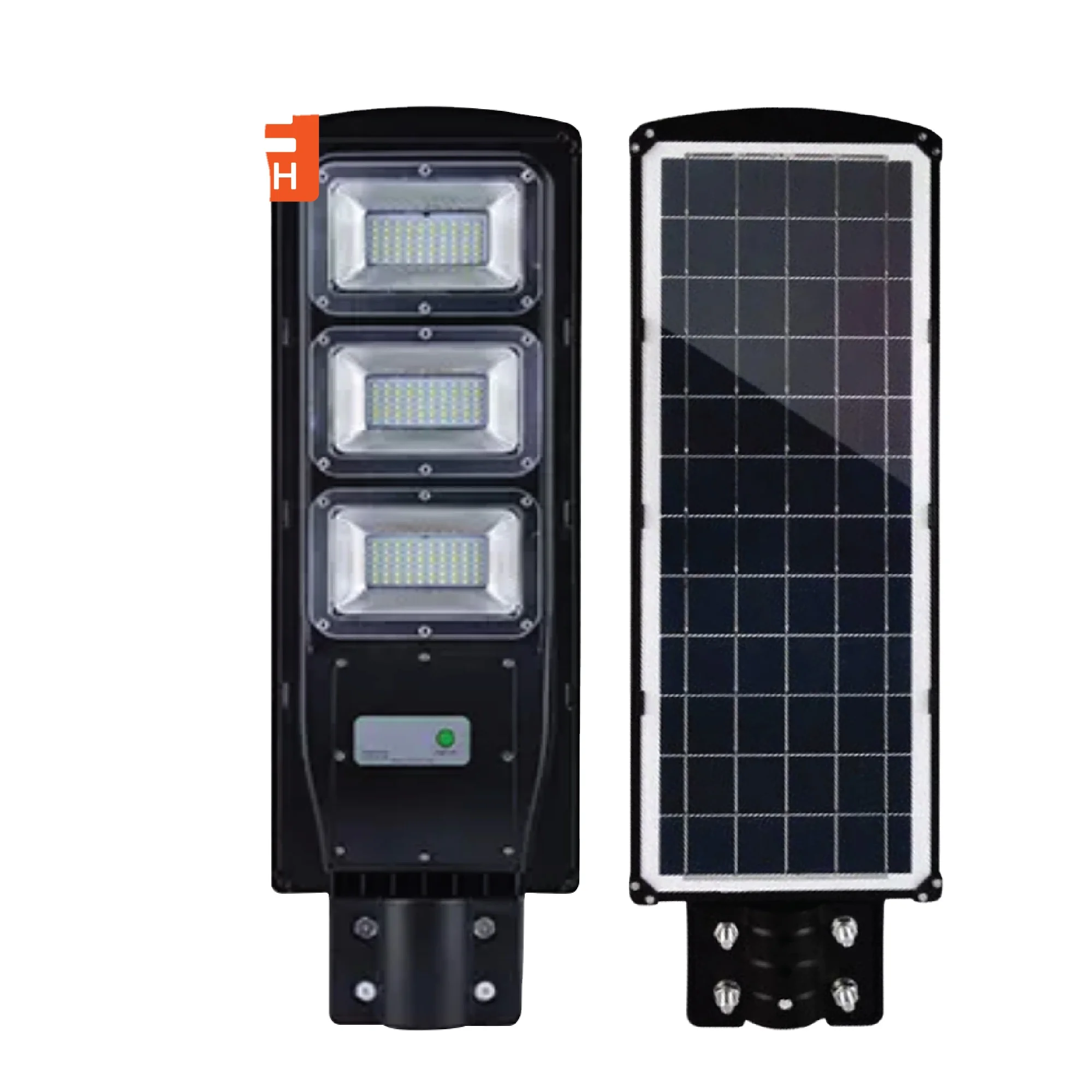 2021 Liketech Axe90 All in One Solar Street Light 90W Luminaria Solar Led 2835 SMD 180pcs Waterproof IP65