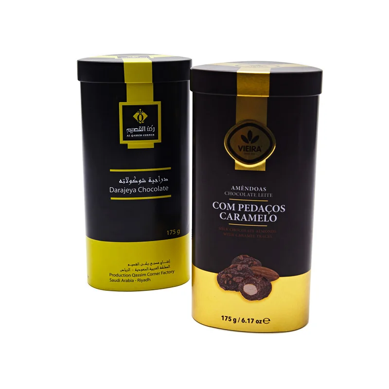 Boutique Packaging Butter Toffees Tin Can Metal Tin