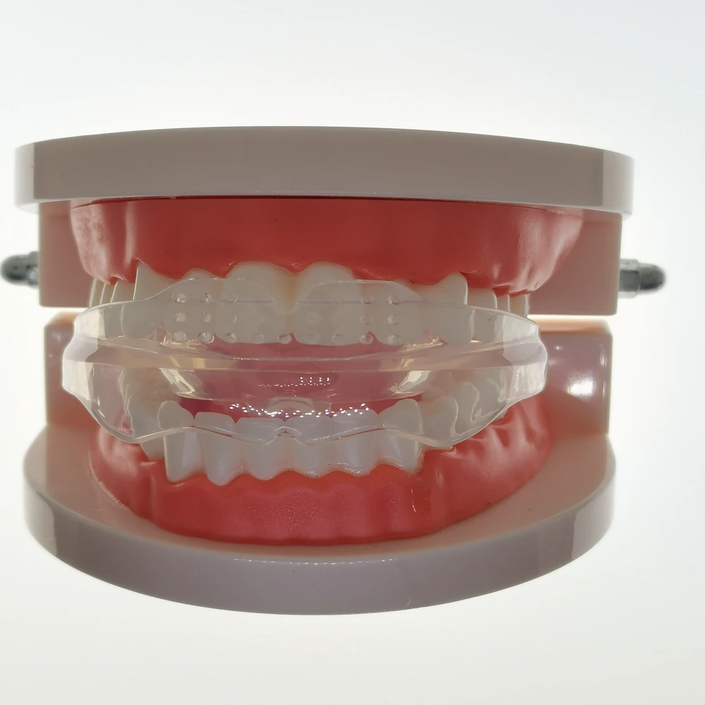 Двойная защита для рта, спортивная защита для рта, молодежная защита для рта для защиты верхних и нижних зубов, 3 твердость