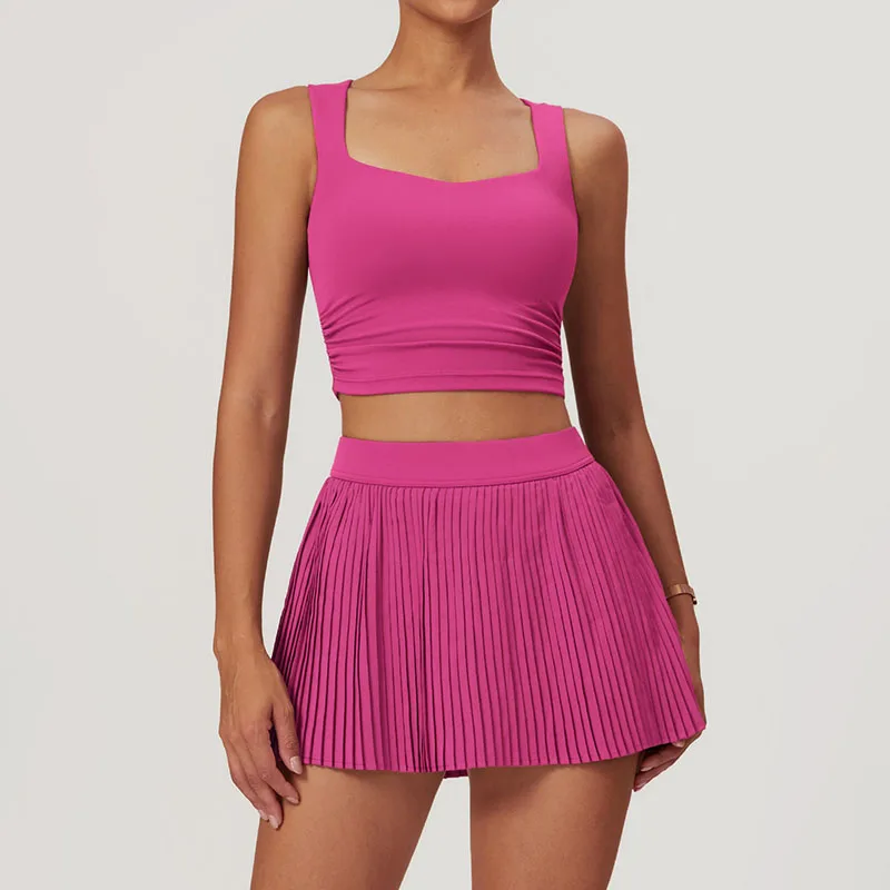 Wholesale Custom Logo Breathable Tight Women Sports Vest Outdoor Fitness Running Inner Wear Yoga Tops