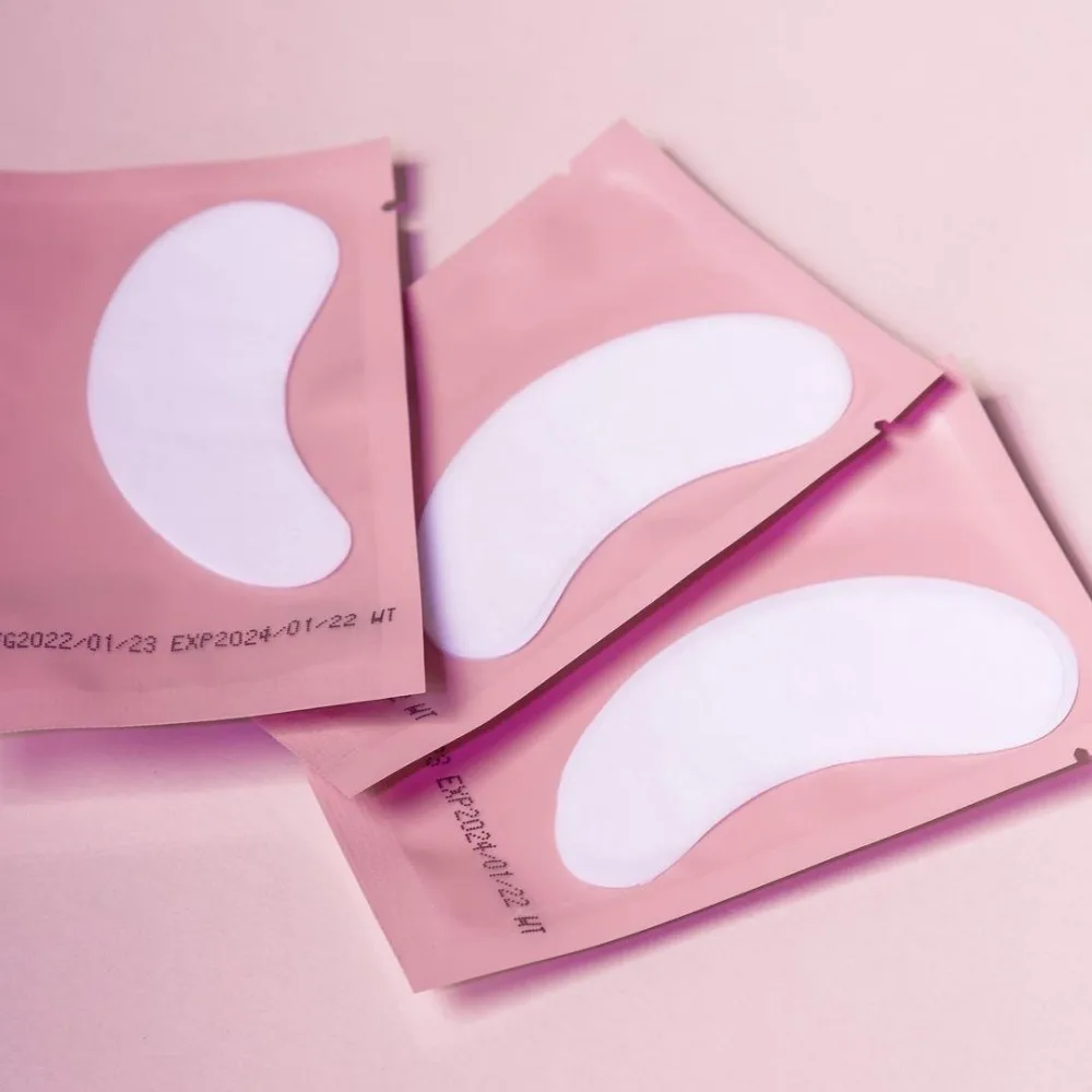 High quality Disposable Lint Free Eyepad For Eyelash Extensions Hydrogel Eye Patch Makeup Under Gel Eyelash Pads