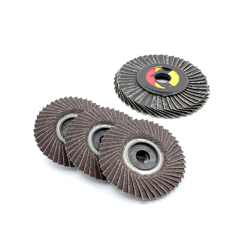 Strong tensile zirconia flap disc 4inch 100mm min order 100pcs flexible flap disc polishing alloy materials