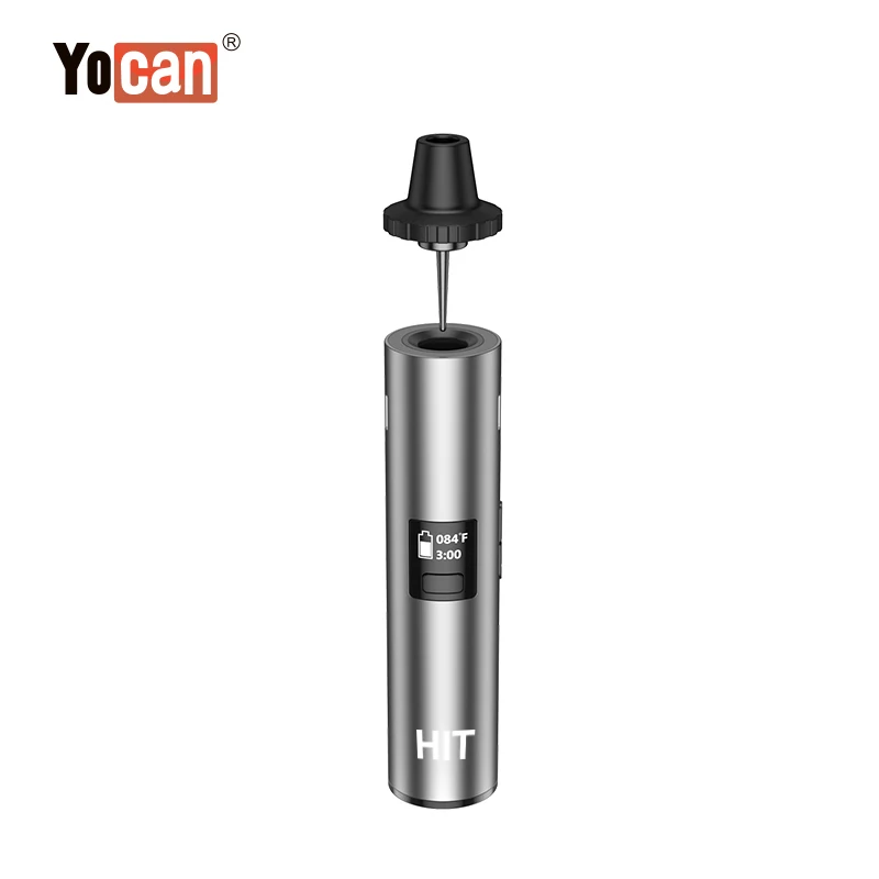 New Design Portable Dry Herb Electronic Smoking Device Ceramic Heating Chamber 1400mAh Yocan Hit Hit Not Burn Herbal Vaporizer