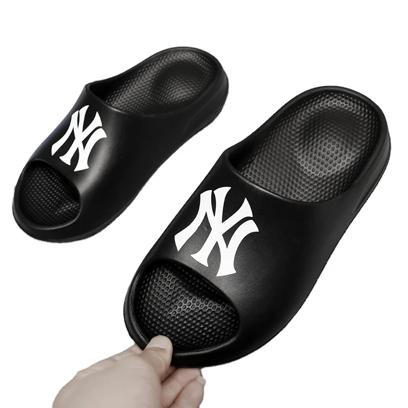 Black Slide Wholesale Sandal Bedroom Slipper Women and Men Slippers Slides Footwear