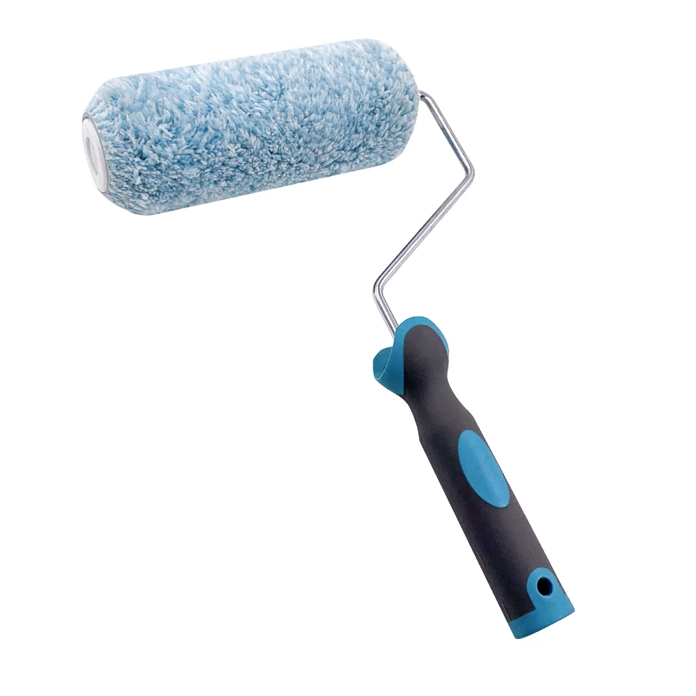 OEM Good Price Good Quality Competitive Price Colorful Customized Wall Painting Plastic Handle roller brush paint