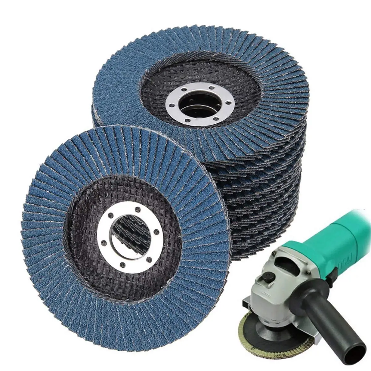 Abrasive Tools T27/T29 Sanding Flexible Flap Disc / Wheel Reinforced Fiberglass from Roughing to Finishing Phenolic Resin Accept