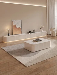 Modern Luxury Home Furniture TV Stands and Coffee Table Set  Wall Unit TV Table Media Console TV Cabinet for Living Room