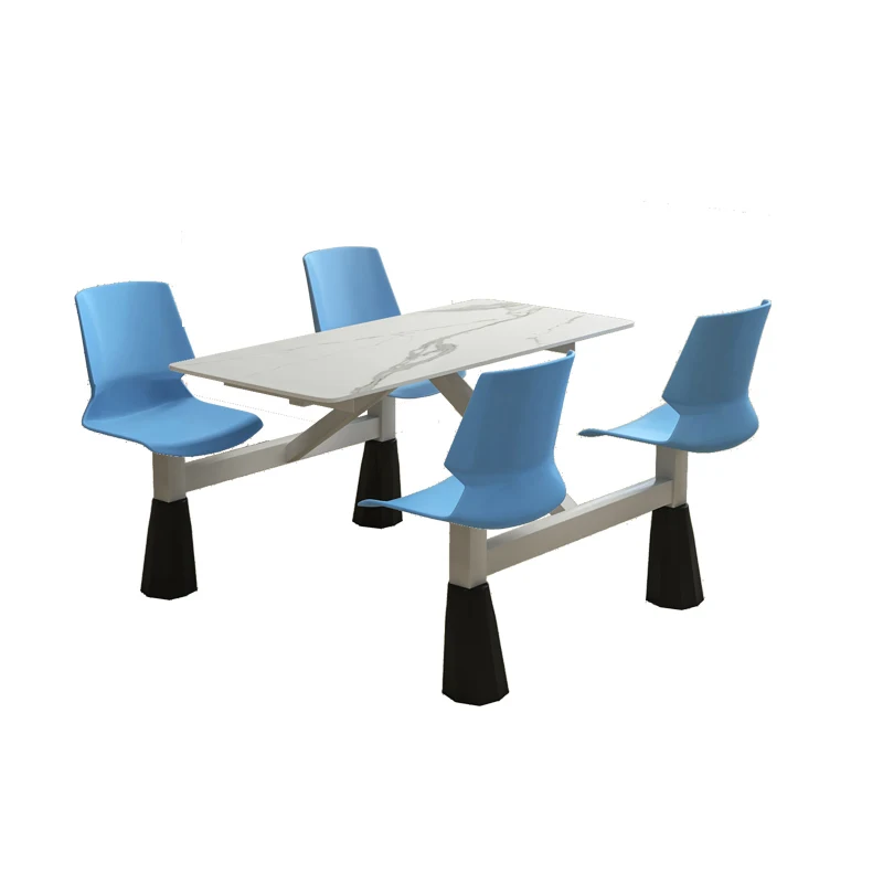 Modern Dining Furniture Restaurant Set For School Canteen Table And Chair