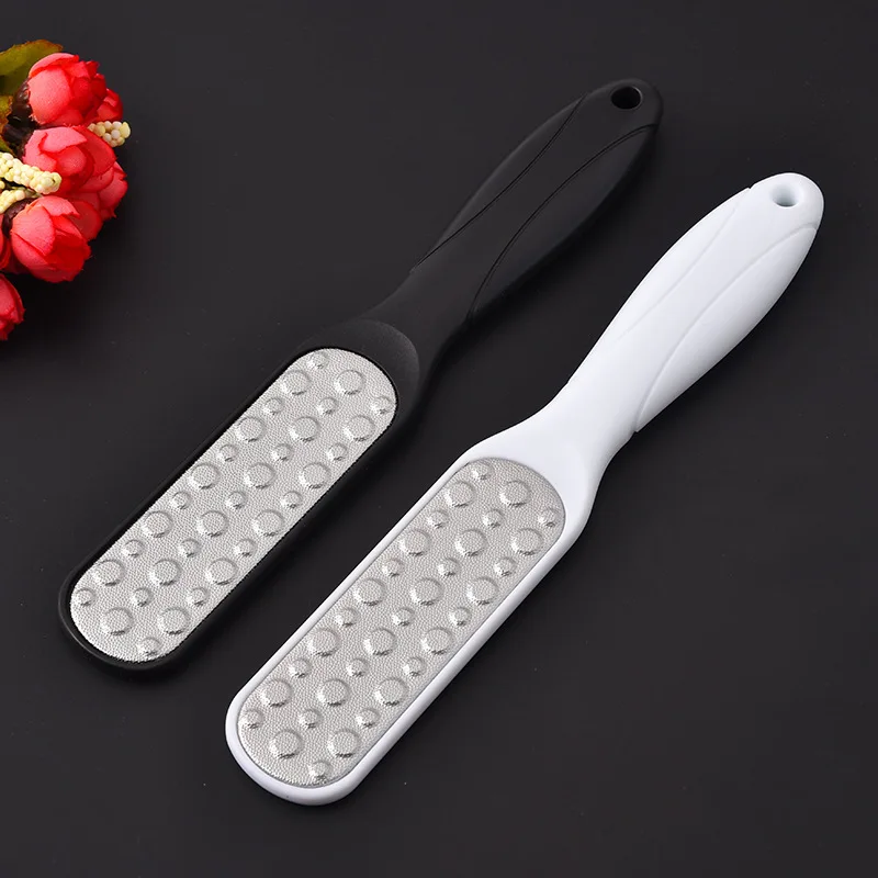 
New products Supplier Plastic Handle Disposable Professional Foot Care Double Sides Pedicure Plastic Foot File 