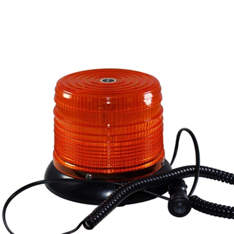 Starway 12V round  led emergency warning strobe beacon light  Vehicle Emergency Car Strobe Solar Warning Led Beacon Light