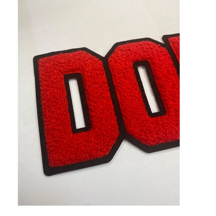 Eco-friendly Custom Sorority And Fraternity Embroidered Patch Chenille Letter Patches For Clothing