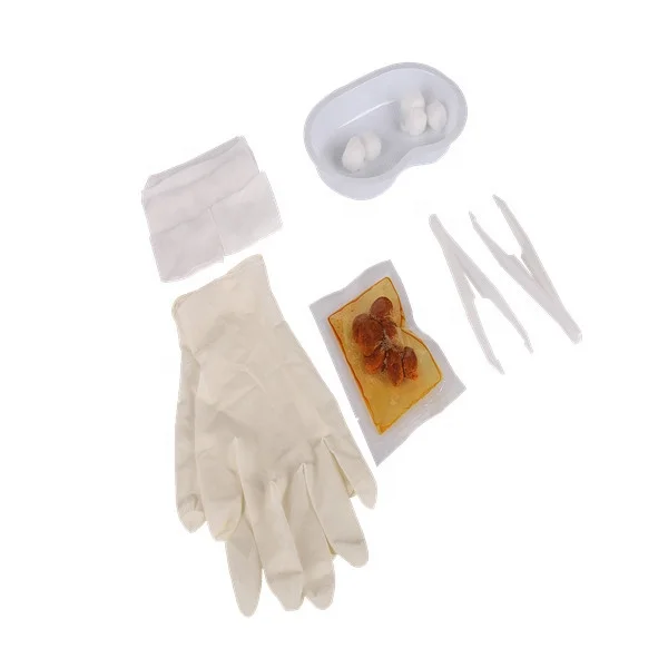 Disposable uterus tissue suction connecting tube set