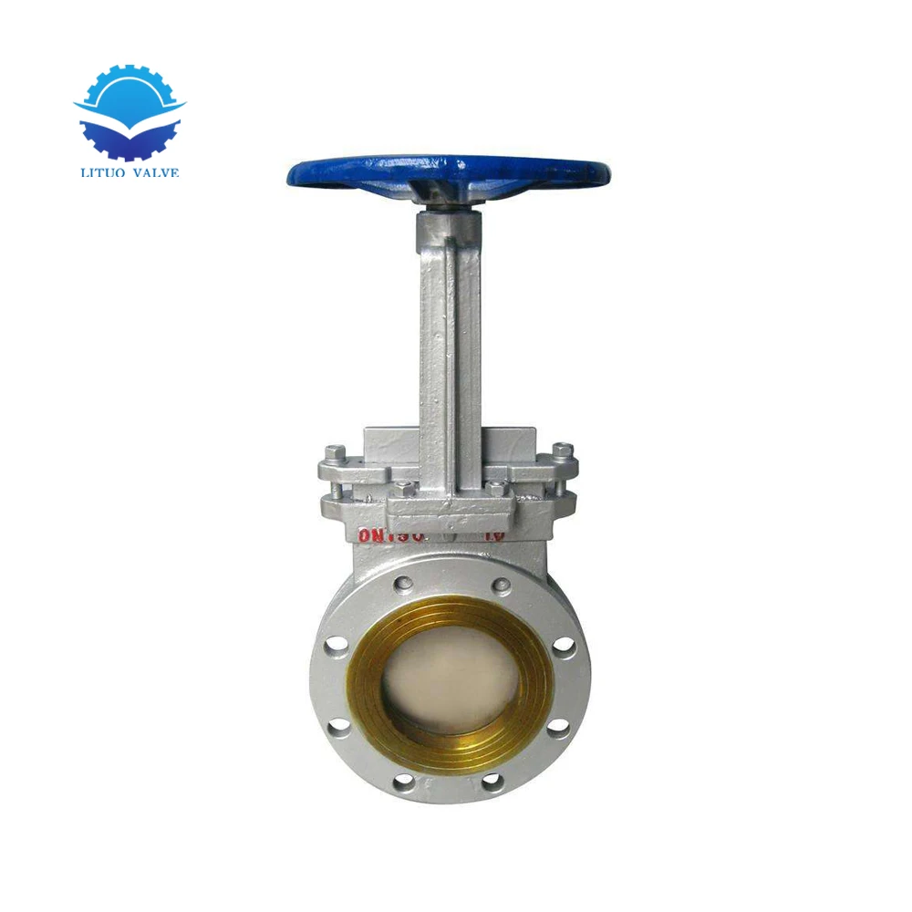 4 inch water sluice gate valve manufacture, cast steel pn16 drawing of knife stem gate valve